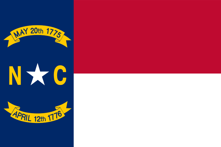 ZIP Code del estado de North Carolina